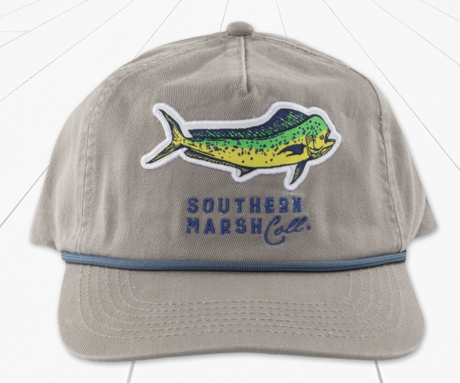 Women'S Southern Marsh Hats & Visors | Ensenada Rope Hat - Mahi Mahi Patch