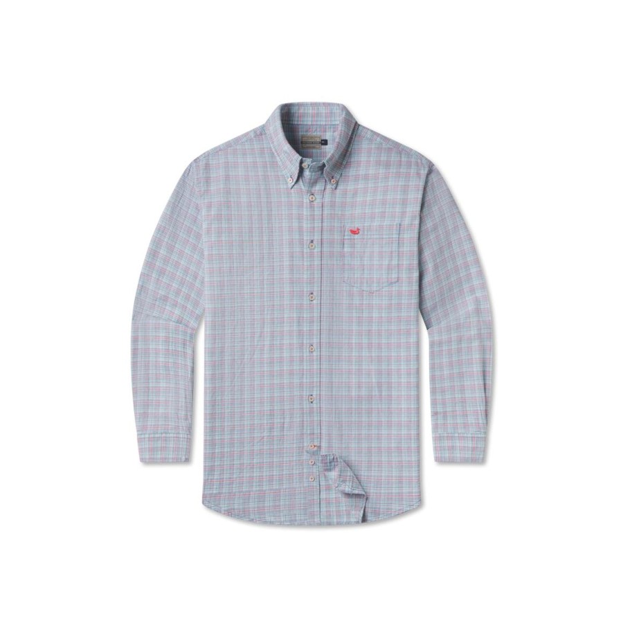 Men'S Southern Marsh Relaxed | Davidson Washed Check Dress Shirt