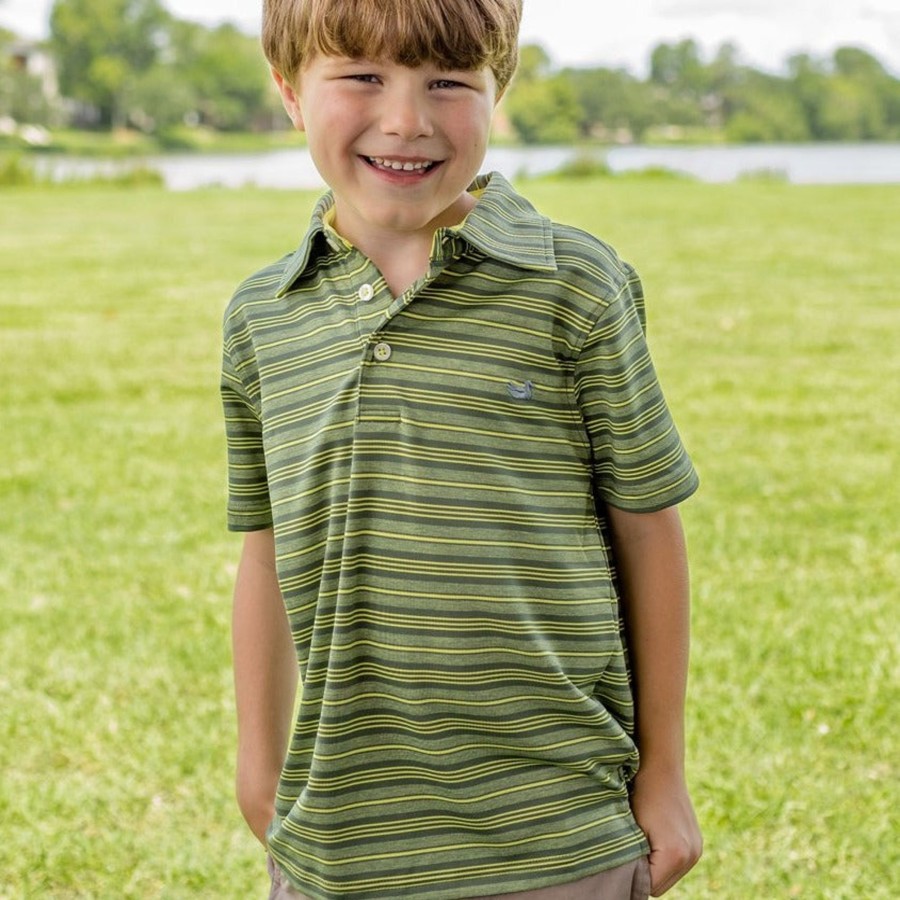 Youth Southern Marsh Polos | Youth Bermuda Performance Polo | Aiken