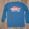 Men'S Southern Marsh Original Ls Tees | Outfitter Collection Tee - Snapper - Long Sleeve Slate