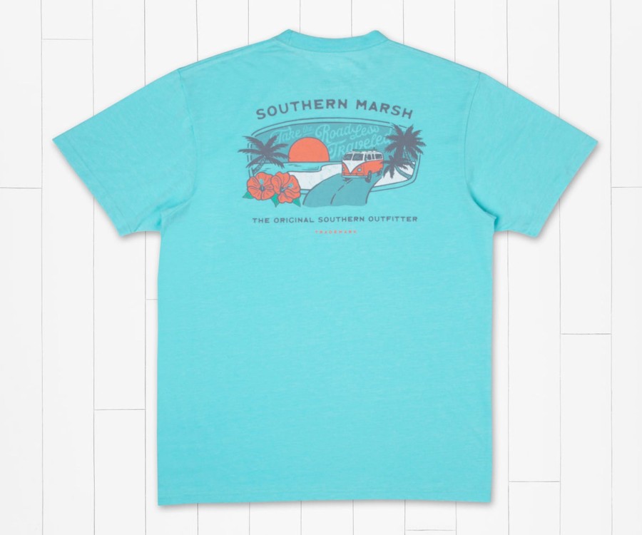 Women'S Southern Marsh Seawash Tees | Seawash Tee - The Road