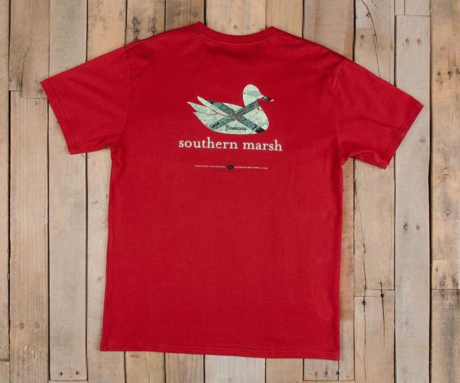 Men'S Southern Marsh Original Ss Tees | Authentic Heritage Tee | Alabama