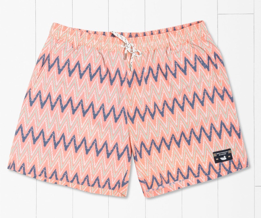 Men'S Southern Marsh Swim Trunks | Seawash Swim Trunk | Ikat