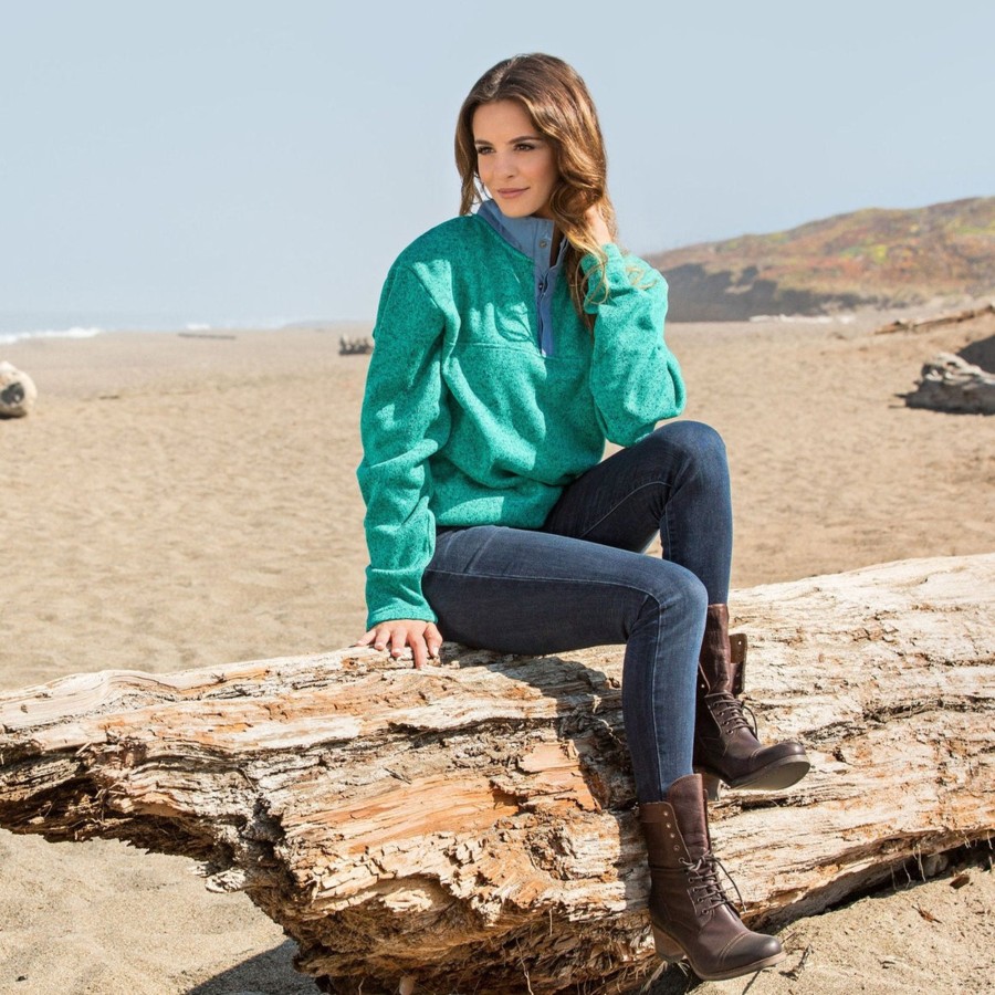 Women'S Southern Marsh Pullovers And Sweaters | Fieldtec Woodford Snap Pullover