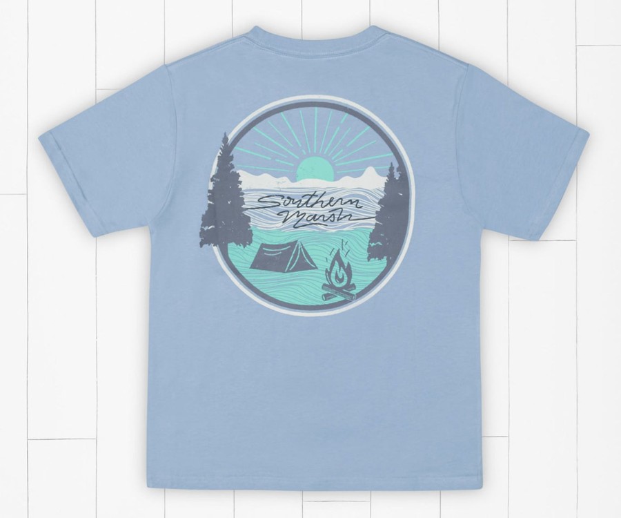 Youth Southern Marsh Original Tees | Youth Summer Camp Sunsets Tee