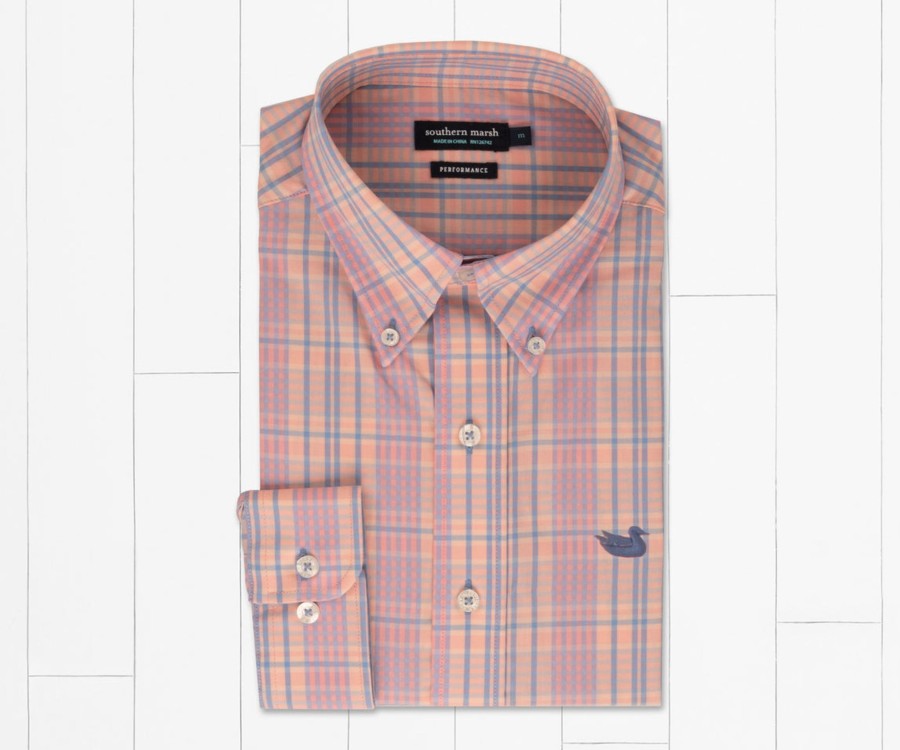 Men'S Southern Marsh Performance | Caicos Performance Dress Shirt