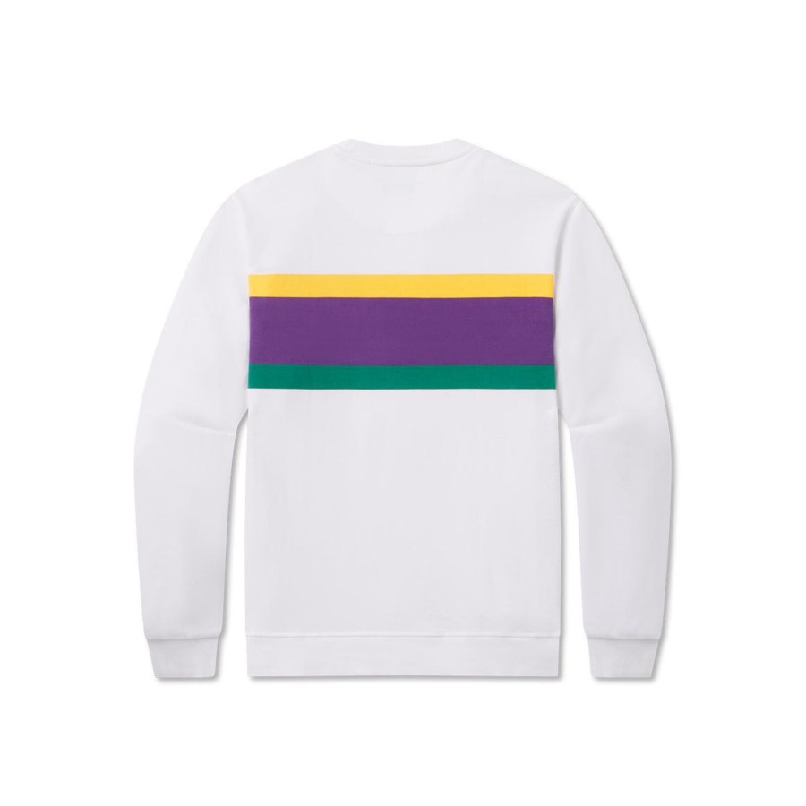 Men'S Southern Marsh Pullovers And Sweaters | Carrollton Vintage Sweatshirt Purple Green And Gold