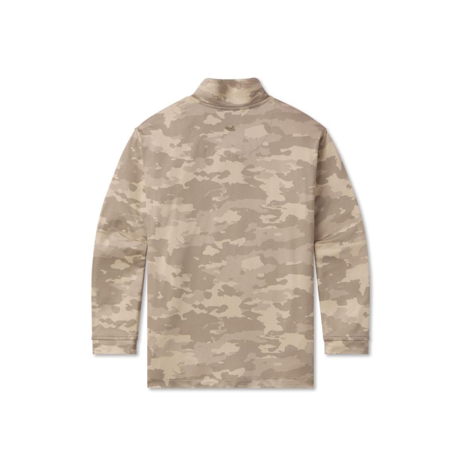 Youth Southern Marsh Pullovers And Sweaters | Youth Mansfield Performance Pullover Burnt Taupe