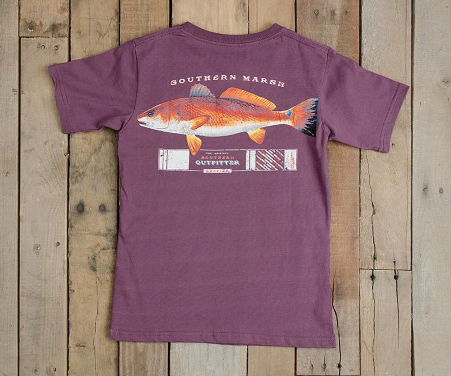 Youth Southern Marsh Original Tees | Youth Outfitter Collection Tee | Redfish Iris