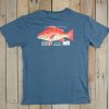 Men'S Southern Marsh Original Ss Tees | Outfitter Collection Tee - Snapper Slate