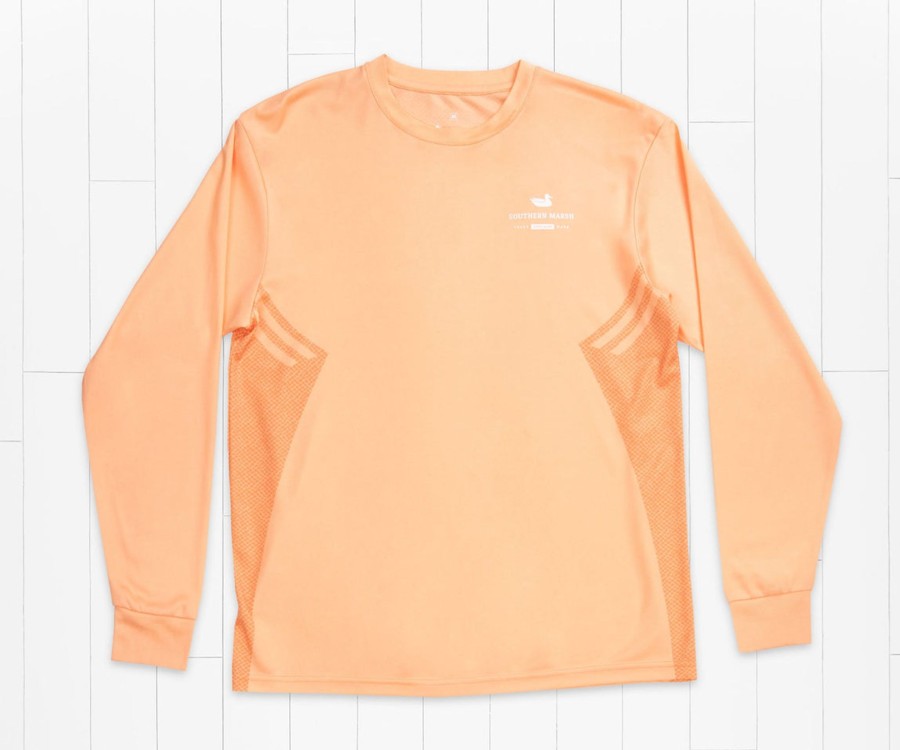 Men'S Southern Marsh Performance Long Sleeve Tees | Fieldtec Performance Tee | Gulf Stream