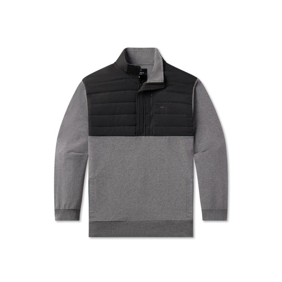 Youth Southern Marsh Pullovers And Sweaters | Youth Richardson Stretch Heather Pullover Midnight Gray