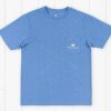 Youth Southern Marsh Original Tees | Youth Relax & Explore Tee | Axe Washed Oxford Blue