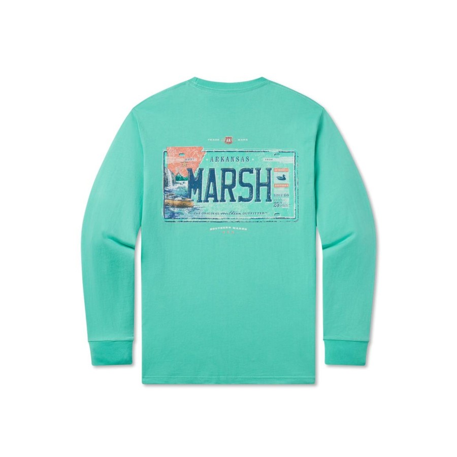 Men'S Southern Marsh Original Ls Tees | Backroads Collection Tee | Arkansas | Long Sleeve