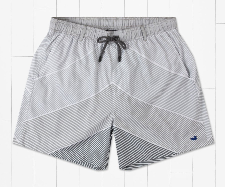 Men'S Southern Marsh Swim Trunks | Dockside Swim Trunk - Port Lines