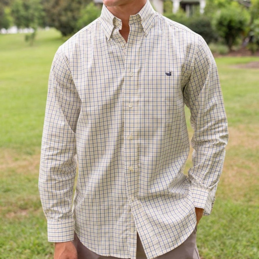 Men'S Southern Marsh Relaxed | Lindley Tattersall Dress Shirt