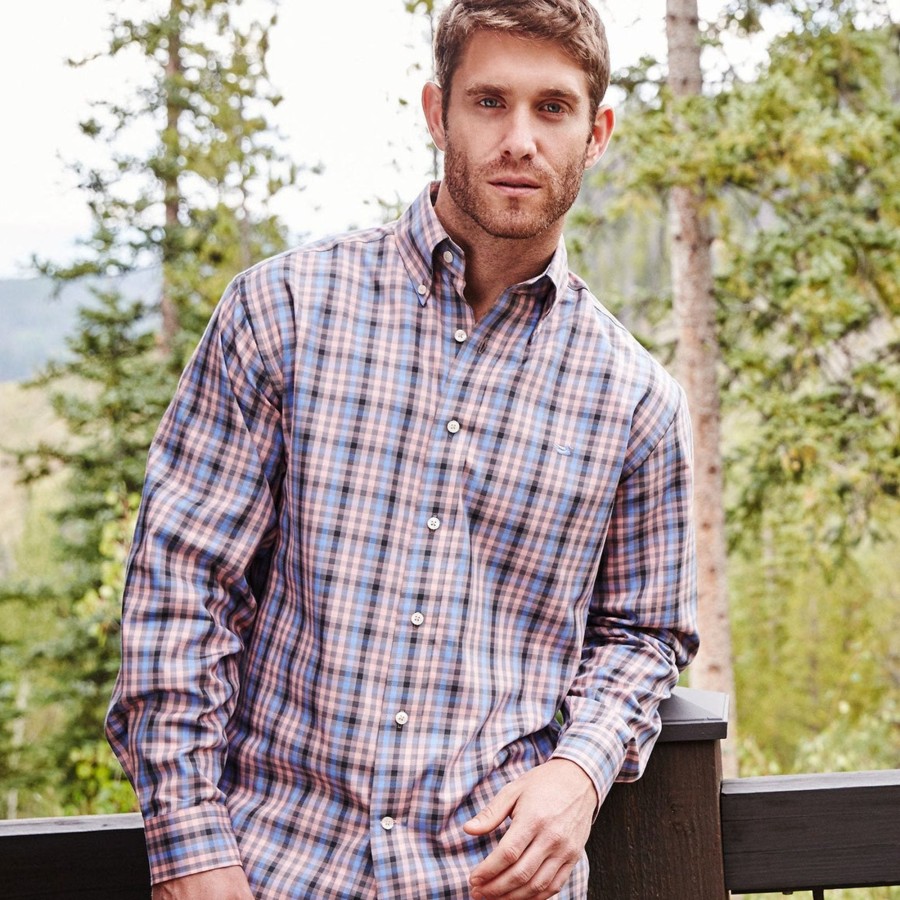 Men'S Southern Marsh Relaxed | Cumberland Plaid Dress Shirt