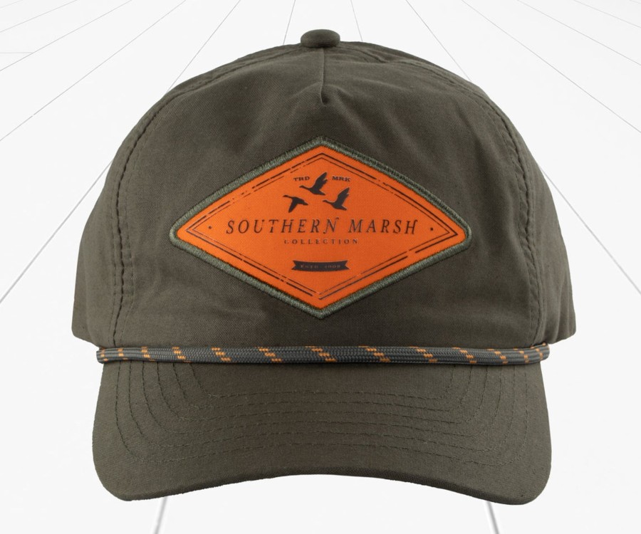 Youth Southern Marsh Hats | Youth Ensenada Rope Hat - Duck Patch Dark Olive