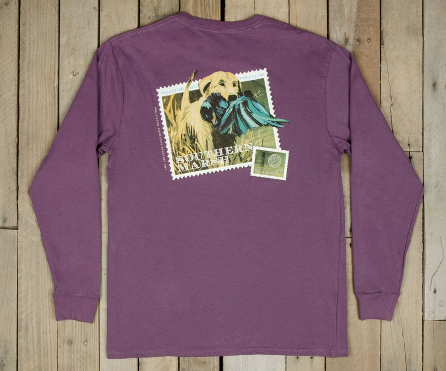 Women'S Southern Marsh Original Long Sleeve Tees | Pheasant Long Sleeve Tee | Duck Stamp Series