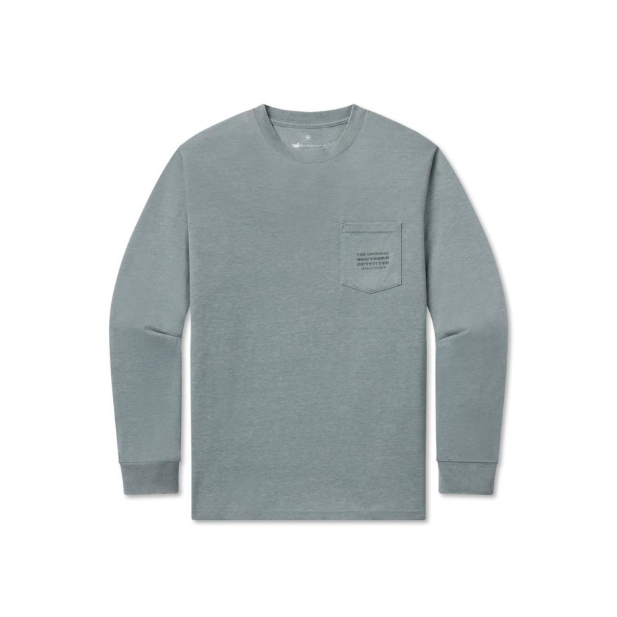 Men'S Southern Marsh Seawash Long Sleeve Tees | Seawash Tee | Campfire | Long Sleeve