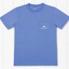 Youth Southern Marsh Original Tees | Youth Delta Fish Tee Oxford Blue