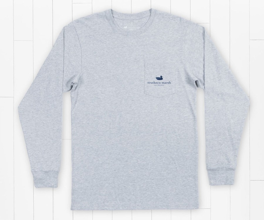 Men'S Southern Marsh Original Ls Tees | Backroads Collection Tee | Mississippi | Long Sleeve